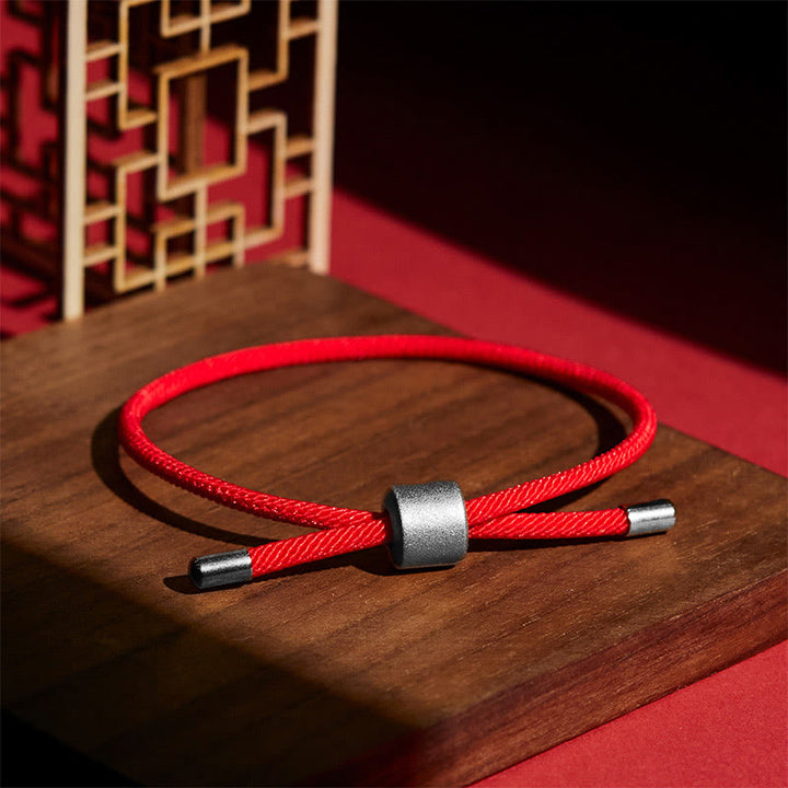 Buddha Stones Lucky Red String Bracelet