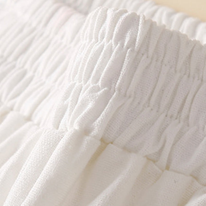 Buddha Stones Plain Lace Women's Harem Cotton Linen Pants With Pockets - image 22