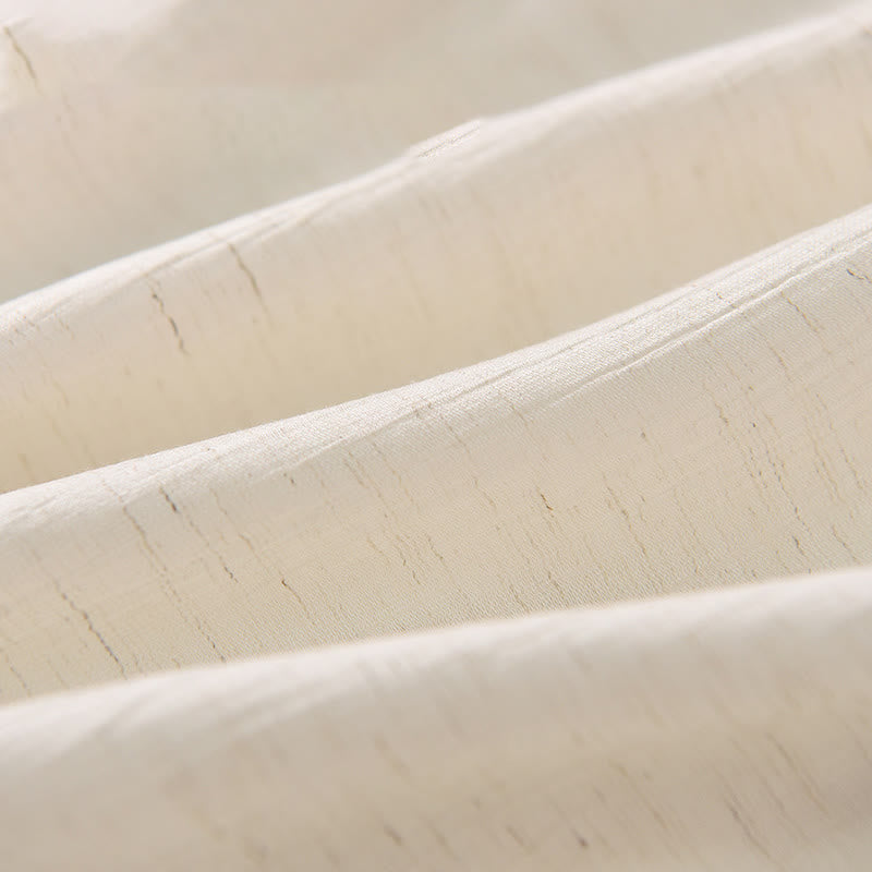 Buddha Stones Solid Color Hem Slit Design Women's Skirt Pants With Pockets - image 11