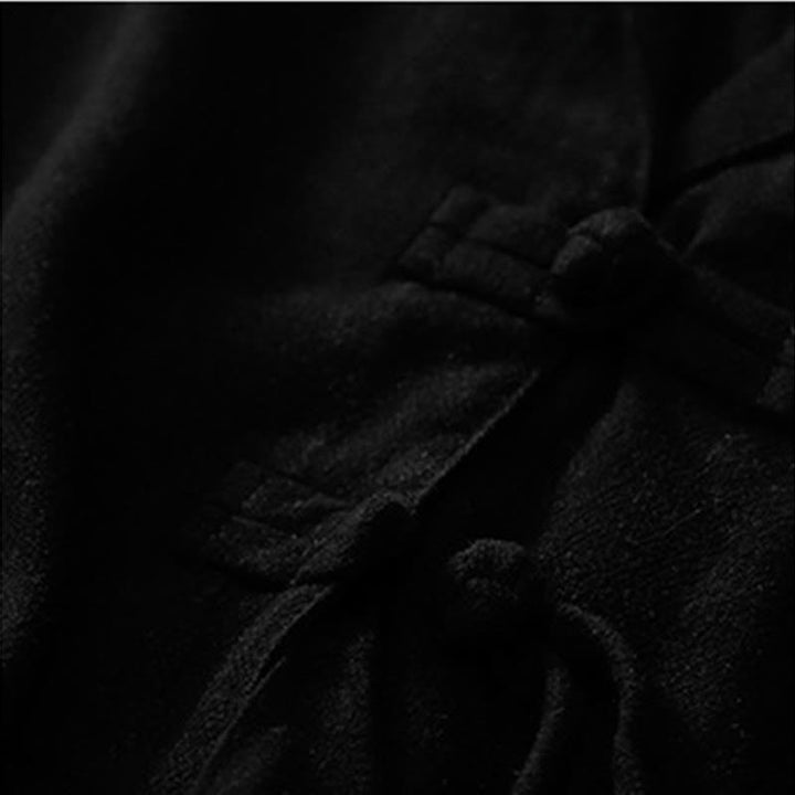 Buddha Stones Women's Cotton Linen Frog-Button Long Sleeve Jacket With Pockets - image 14