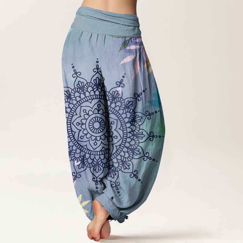 Buddha Stones Casual Mandala Pattern Women's Harem Pants - image 5