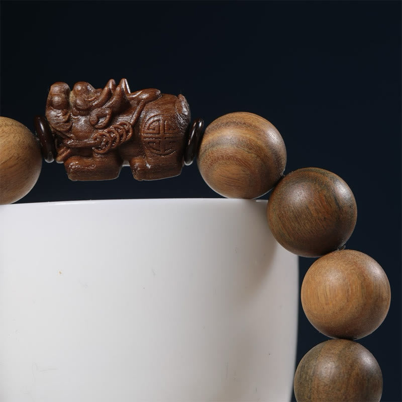 FREE Today: Positive and Attract Wealth Green Sandalwood Pixiu Bracelet