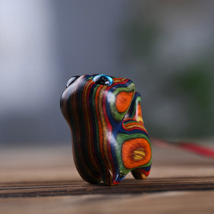 Buddha Stones Rainbow Eucalyptus Cute Cat Animals Calm Decoration - image 2