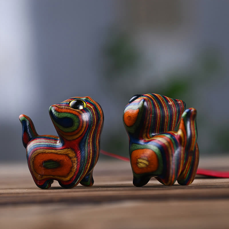 Buddha Stones Rainbow Eucalyptus Cute Cat Animals Calm Decoration - image 10