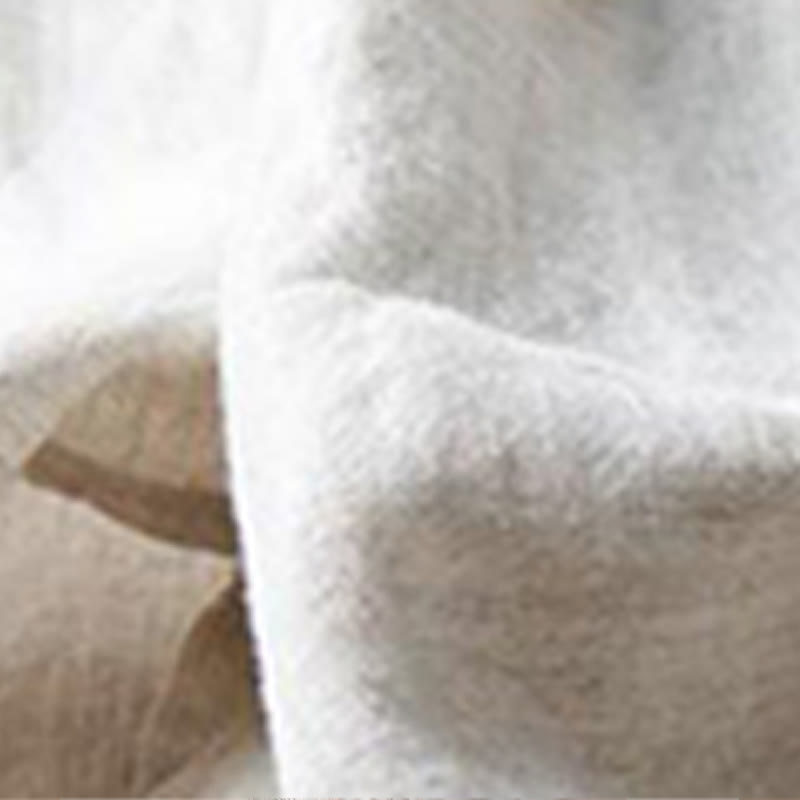Buddha Stones Casual Cotton Slit Hem Women's 7-8 Length Wide Leg Pants With Pockets - image 5