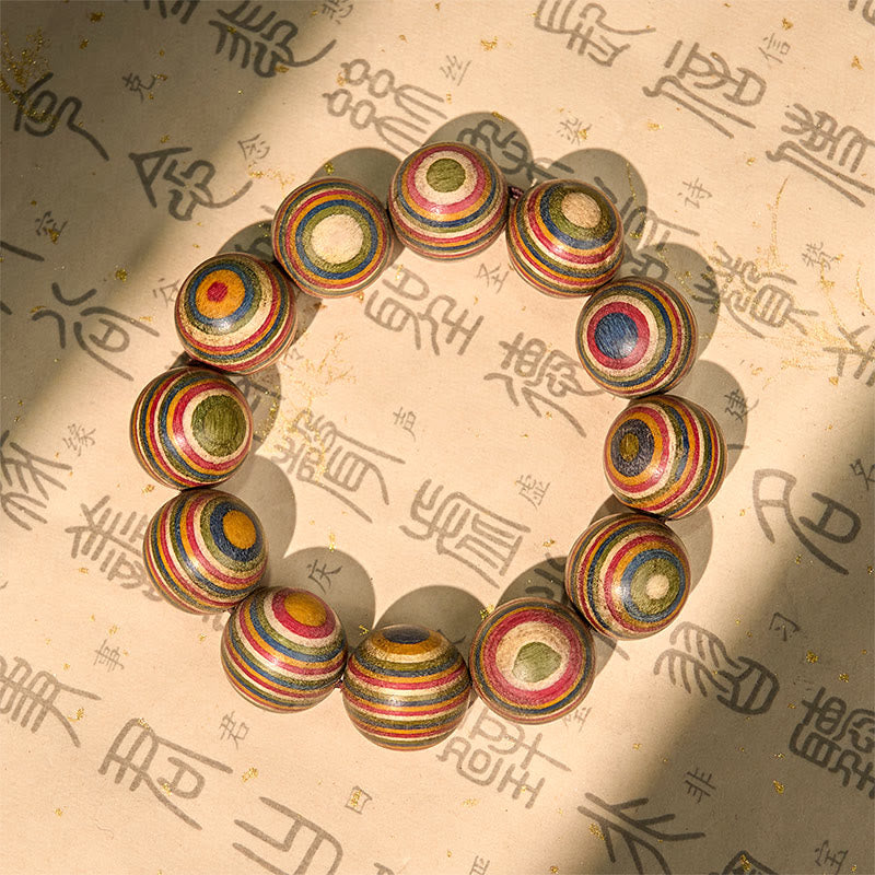 FREE Today: Positive and Balance Colorful Rainbow Eucalyptus Bracelet