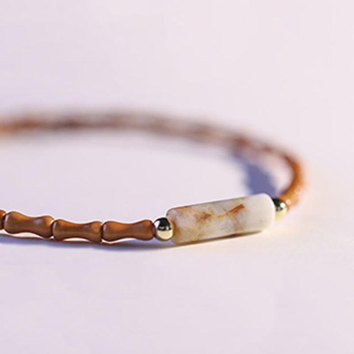 FREE Today: Inner Strength and Peace Ultra-fine Olive Pit Bracelet