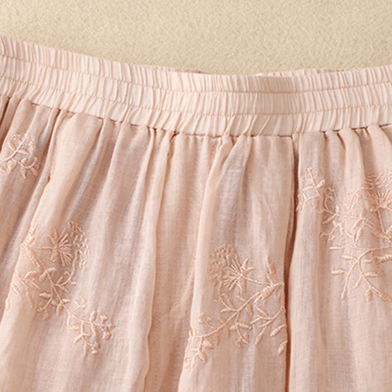 Buddha Stones Embroidered Pattern Women's Harem Pants With Pockets - image 17