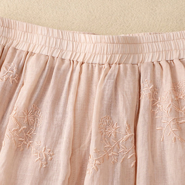 Buddha Stones Embroidered Pattern Women's Harem Pants With Pockets - image 17