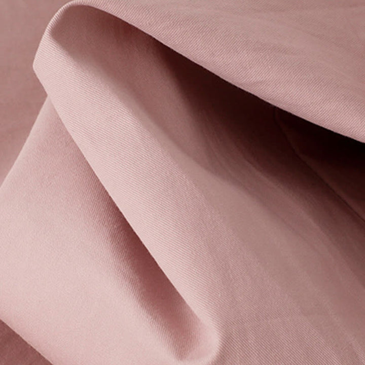 Buddha Stones Casual Plain High Waist Women's Polyester 7-8 Length Wide Leg Pants With Pockets - image 8