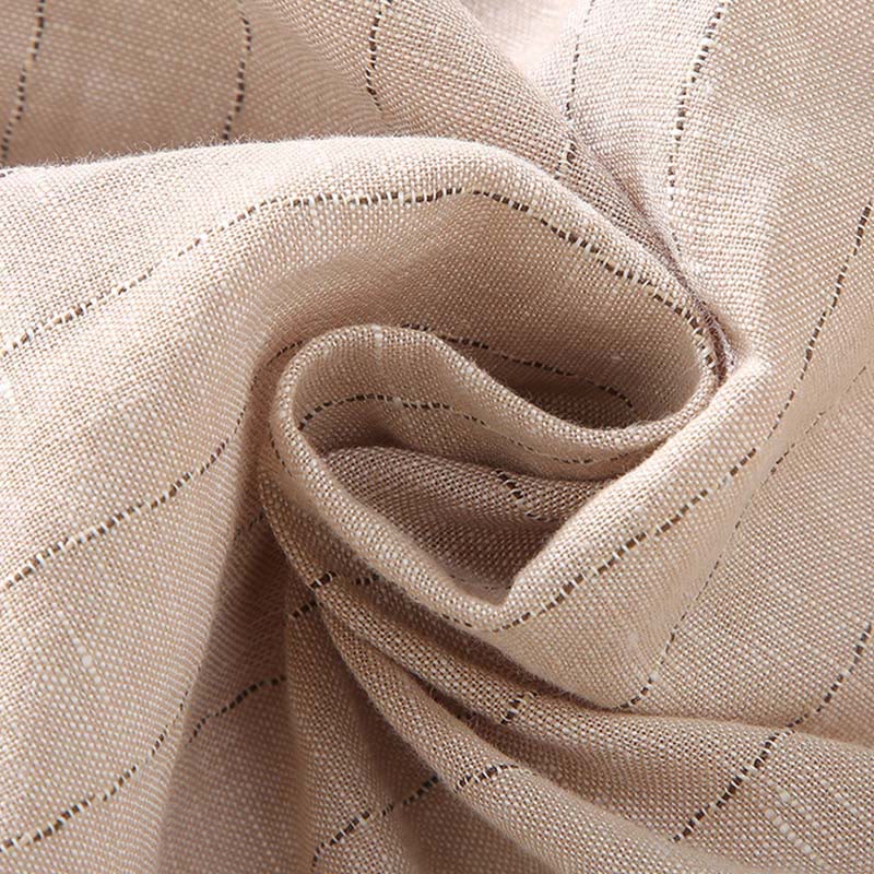 Buddha Stones Daily Tang Suit Men's Striped Pattern Cotton Linen Long Sleeve Shirt - image 5