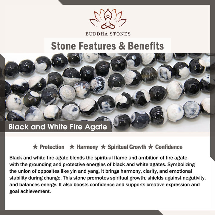 FREE Today: Spiritual Growth Confidence Handmade Save A Cat Black and White Cat Fire Agate Bracelet - image 8