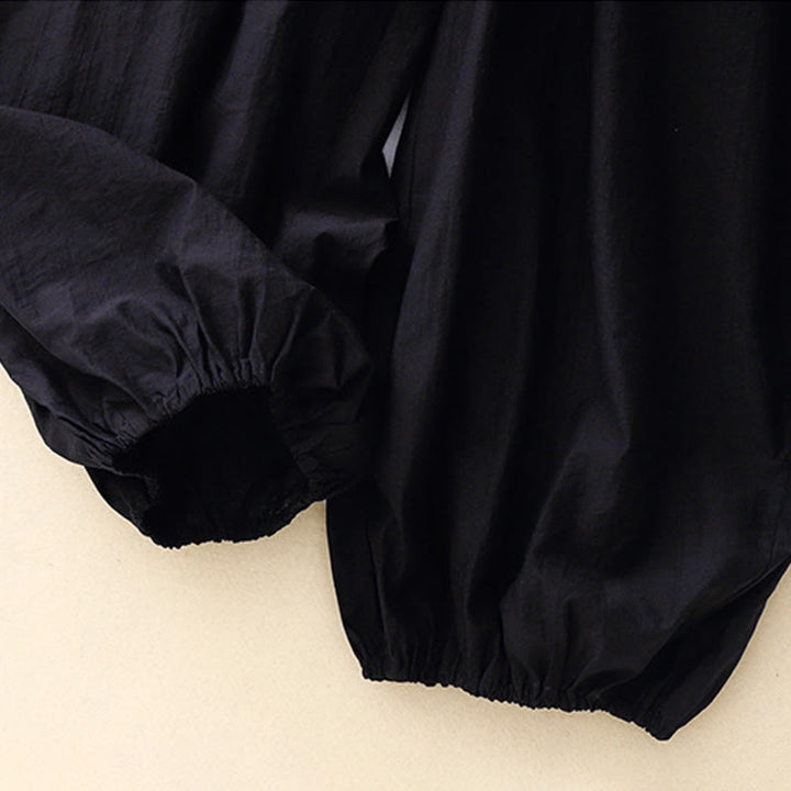 Buddha Stones Casual Simple Design Women's Harem Pants With Pockets - image 2