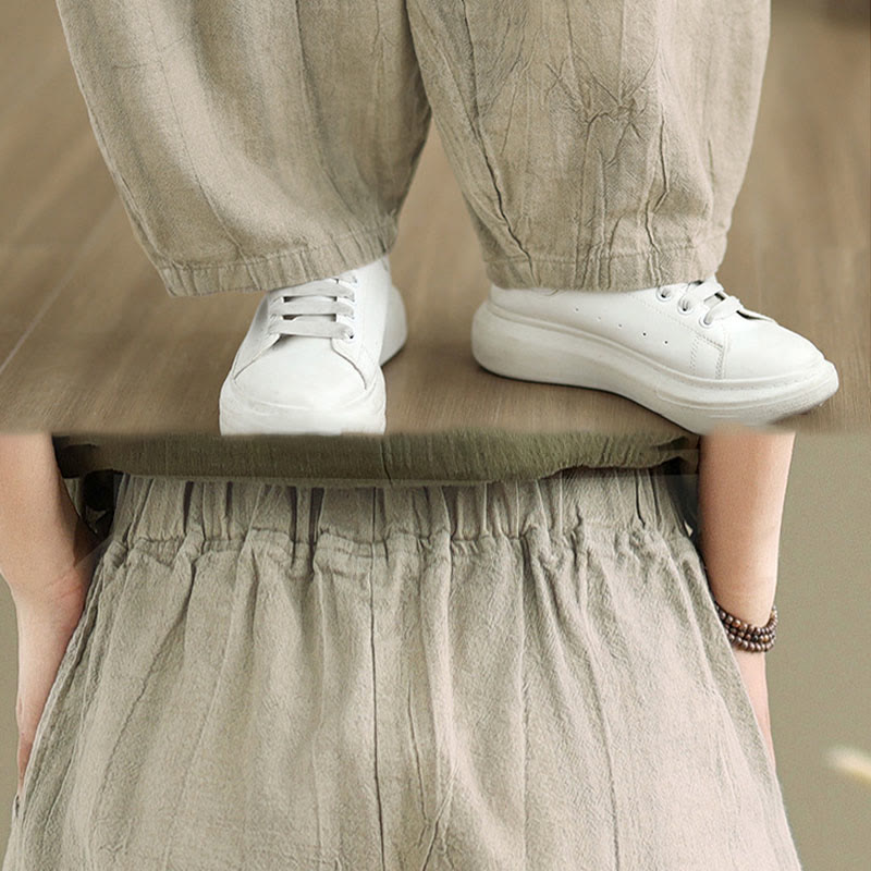 Buddha Stones Casual Plain Women'sHarem Pants With Pockets - image 7