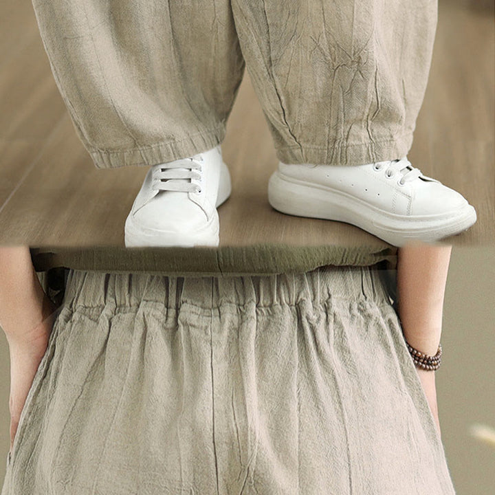 Buddha Stones Casual Plain Women'sHarem Pants With Pockets - image 7