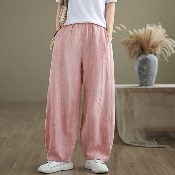Buddha Stones Casual Plain Women'sHarem Pants With Pockets - image 21