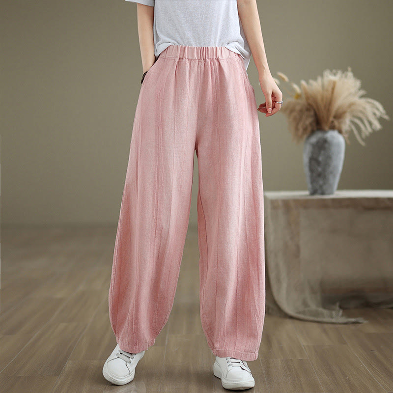 Buddha Stones Casual Plain Women'sHarem Pants With Pockets - image 23