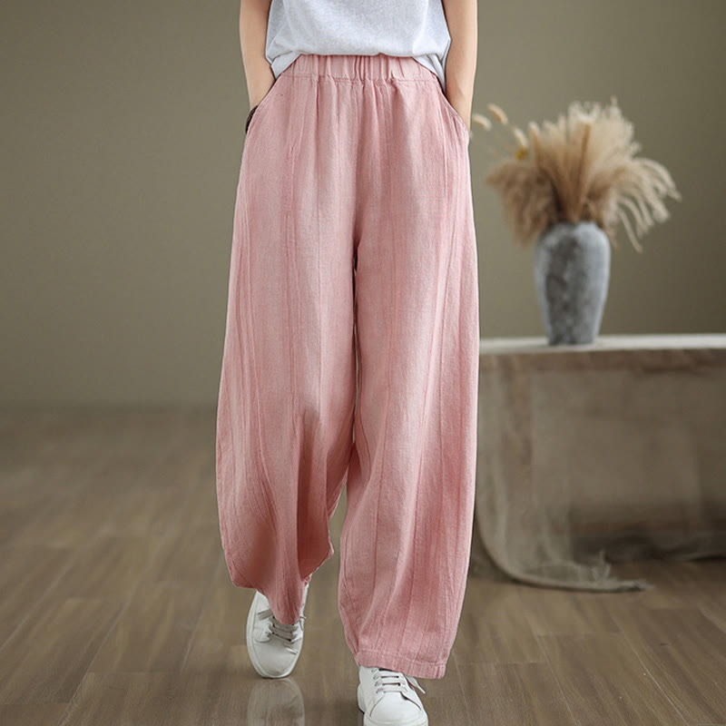 Buddha Stones Casual Plain Women'sHarem Pants With Pockets - image 24