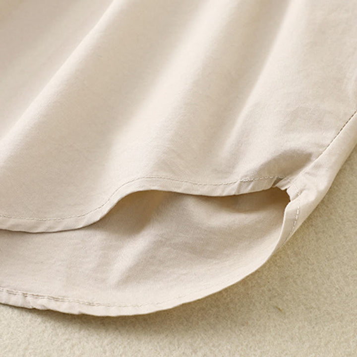 Buddha Stones Plain Stand Collar Women's Cotton Corduroy Jacket - image 13