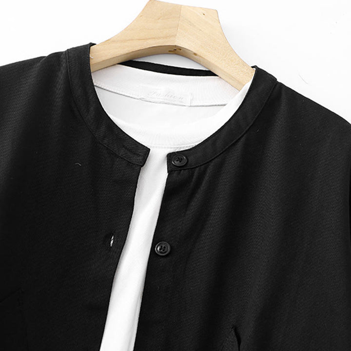 Buddha Stones Solid Color Long Sleeve Women's Cotton Jacket With Pockets - image 10
