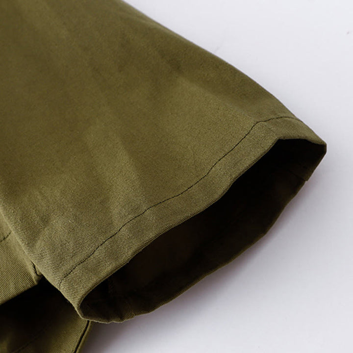 Buddha Stones Solid Color Long Sleeve Women's Cotton Jacket With Pockets - image 19