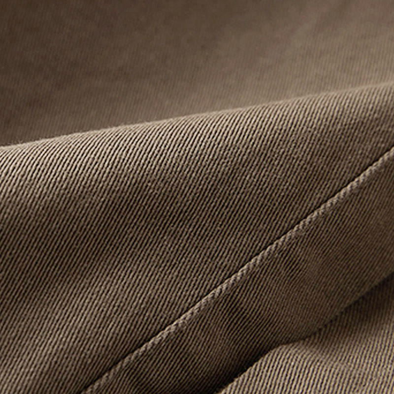 Buddha Stones Fall Irregular Design Long Sleeve Women's Cotton Linen Lapel Jacket With Pockets - image 18