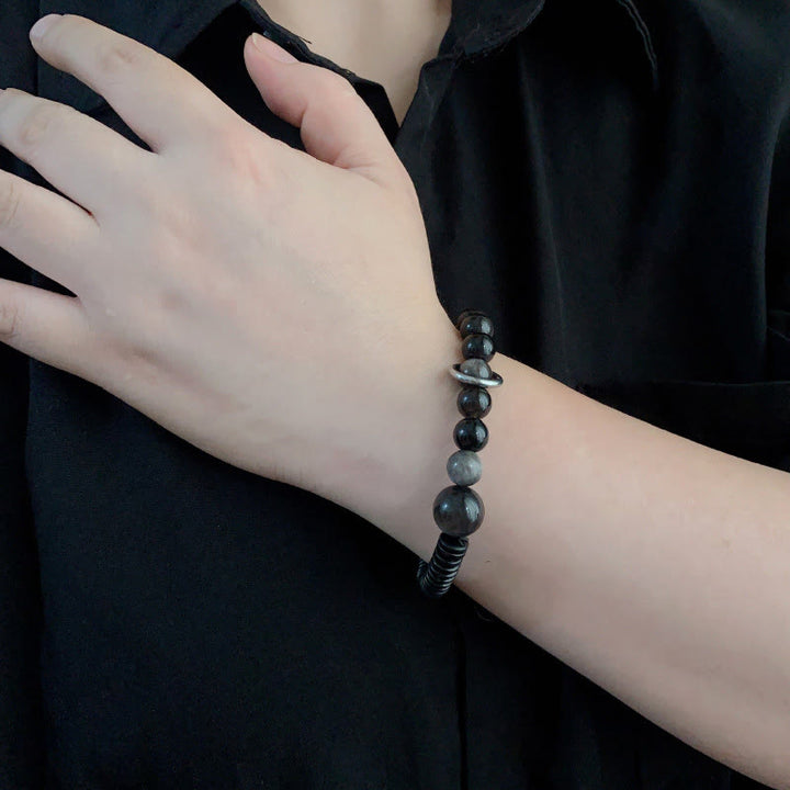 FREE Today: Soothing and Protection Silver Sheen Obsidian Coconut Shell Bracelet - image 10