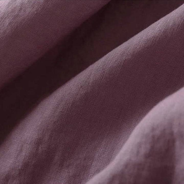 Buddha Stones Casual Embroidered Flowers Slant Collar Strap Long Sleeve Cotton Women's Shirt - image 7