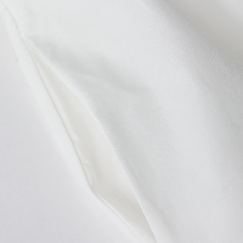 Buddha Stones Printing Irregular Lines Long Sleeve Lace-up Lapel Cotton Midi Dress With Pockets - image 12