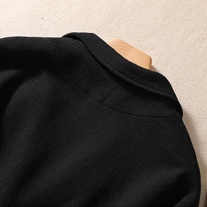 Buddha Stones Plain Lapel Women's Cotton Jacket With Pockets - image 26