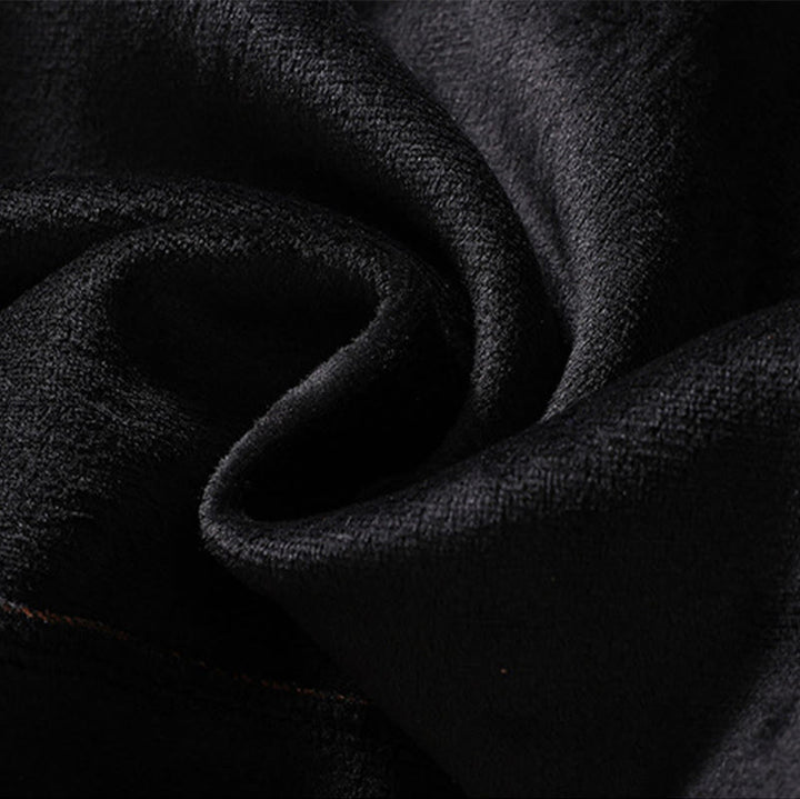 Buddha Stones Plain Lapel Women's Cotton Jacket With Pockets - image 27