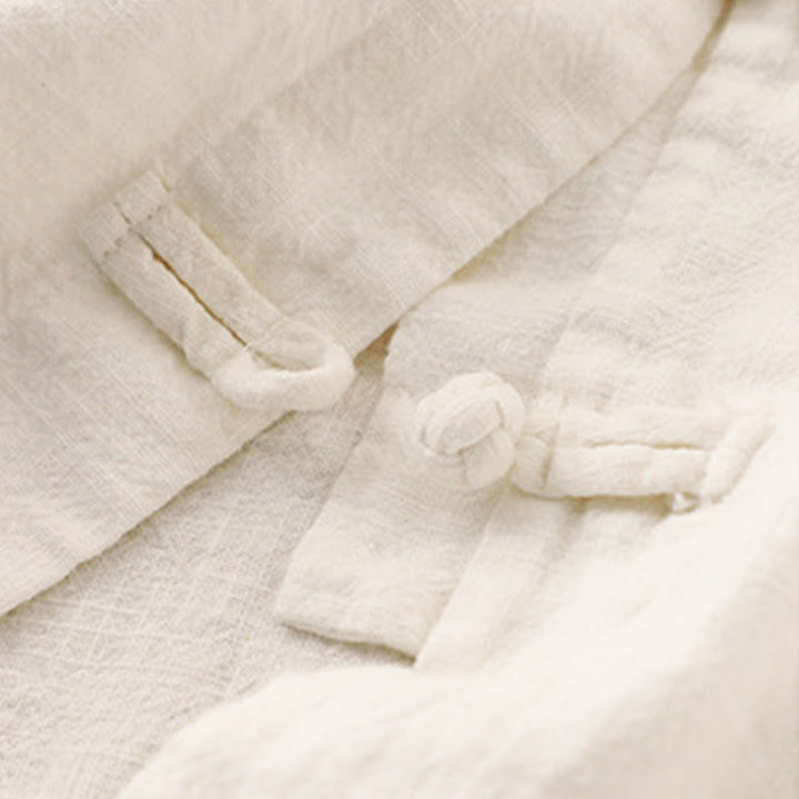 Buddha Stones Literary Artistic Chinese Knot Button Casual Cotton Clothing - image 23