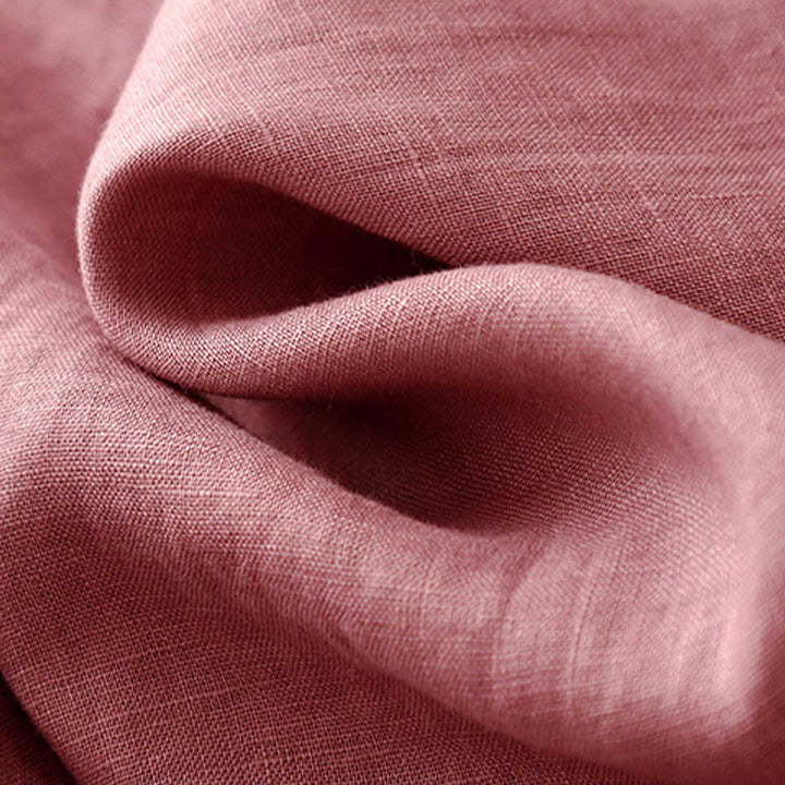 Buddha Stones Summer Daily Casual Pure Color Crew Neck Simple Design Sleeveless Midi Dress With Pockets - image 6