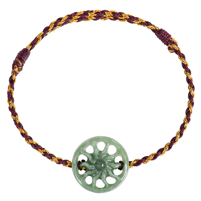 FREE Today: Prosperity and Abundance Jade Sun Braided Rope Bracelet - image 8