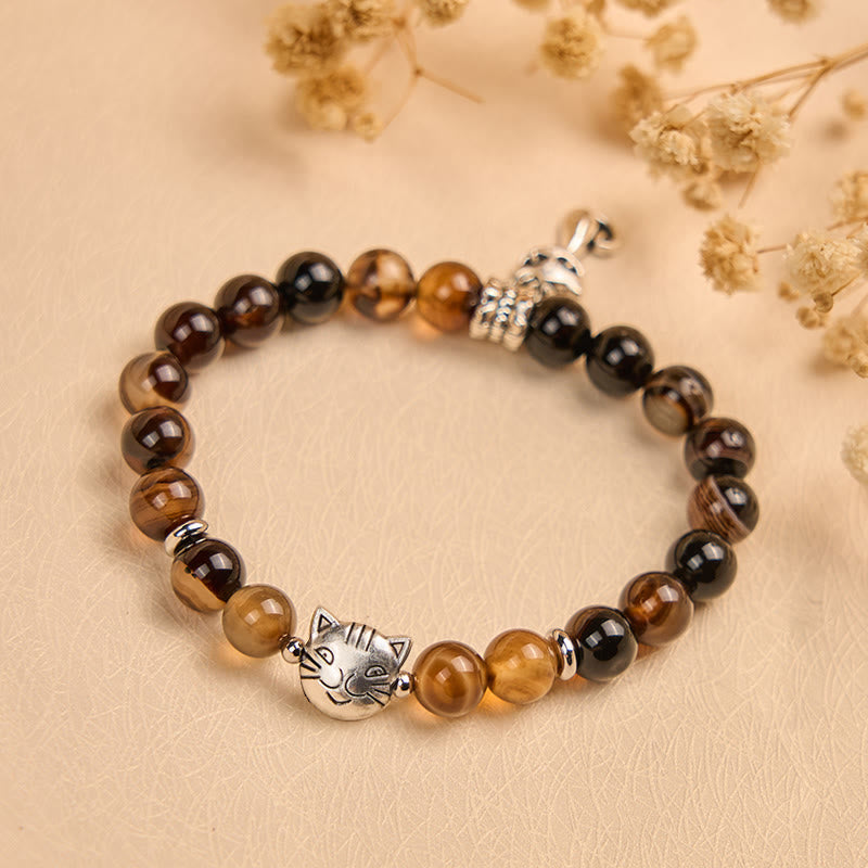 FREE Today: Protection and Emotional Balance Handmade Save A Cat Agate Bracelet - image 2