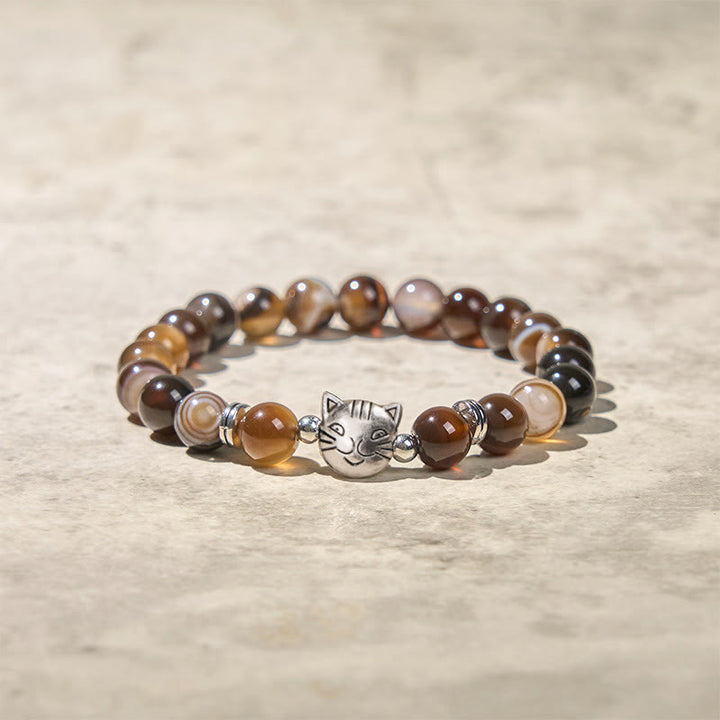 FREE Today: Courage and Stability Handmade Save A Cat Agate Bracelet - image 4
