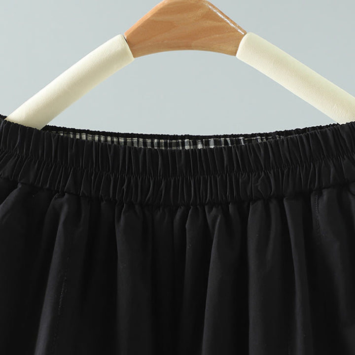 Buddha Stones Winter Plain Women's Harem Cotton Ankle-Length Pants With Pockets - image 1