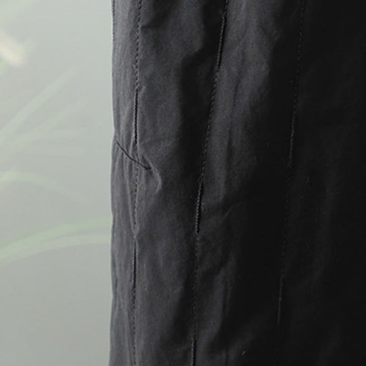 Buddha Stones Winter Plain Women's Harem Cotton Ankle-Length Pants With Pockets - image 4