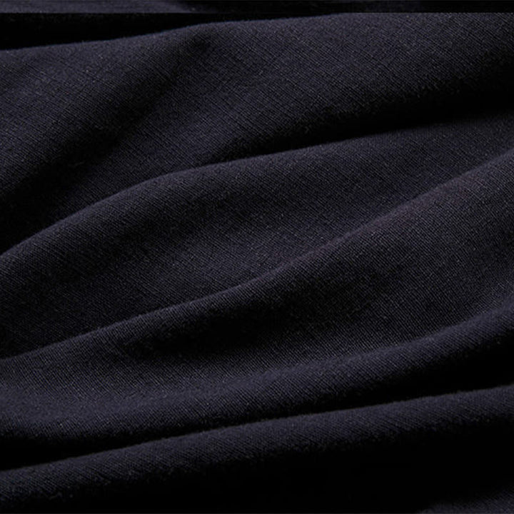 Buddha Stones Men's Plain Design Open Front Jacket Cotton Linen Long Sleeve Kimono - image 7