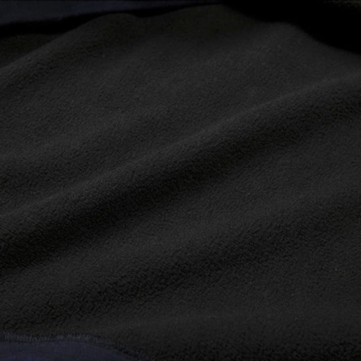 Buddha Stones Jacquard Button Men's Cotton Linen Long Sleeve Fleece-Lined Jacket Shirt - image 8
