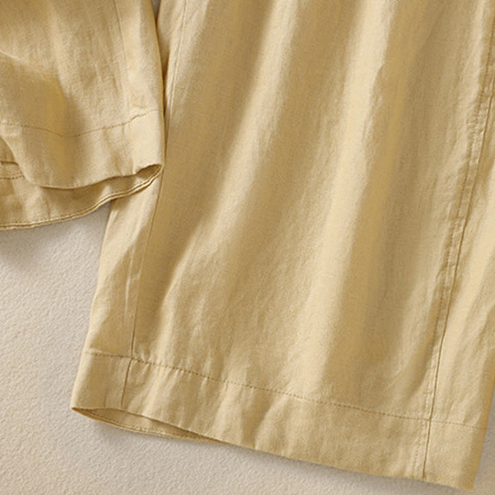 Buddha Stones Commute Plain Design Drawstring Women's Wide Leg Pants With Pockets - image 12