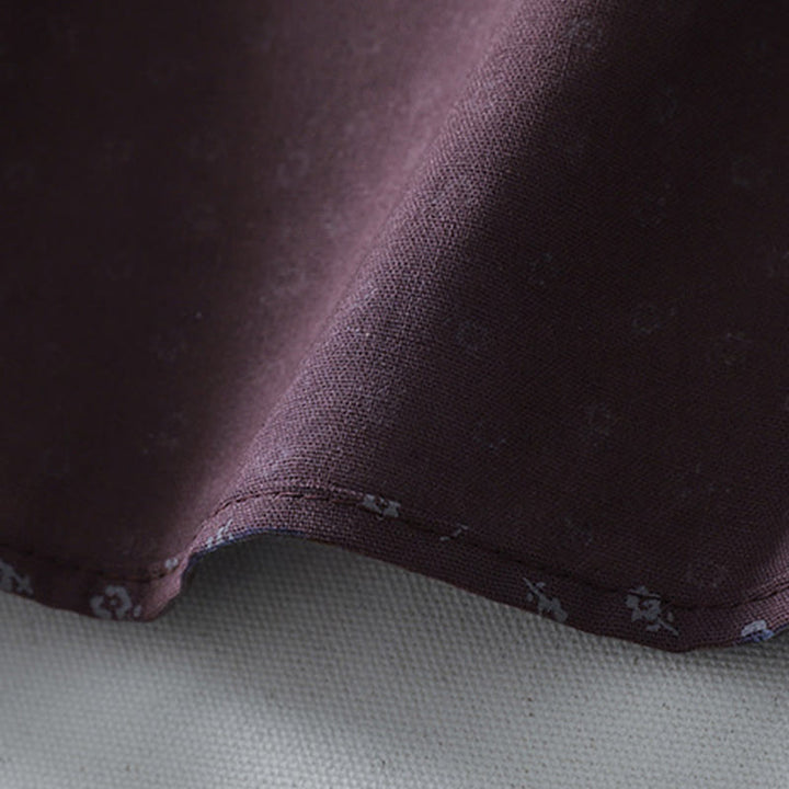 Buddha Stones Printing Floral Accordion Pleats Cotton Linen Long Sleeve Midi Dress With Pockets - image 16