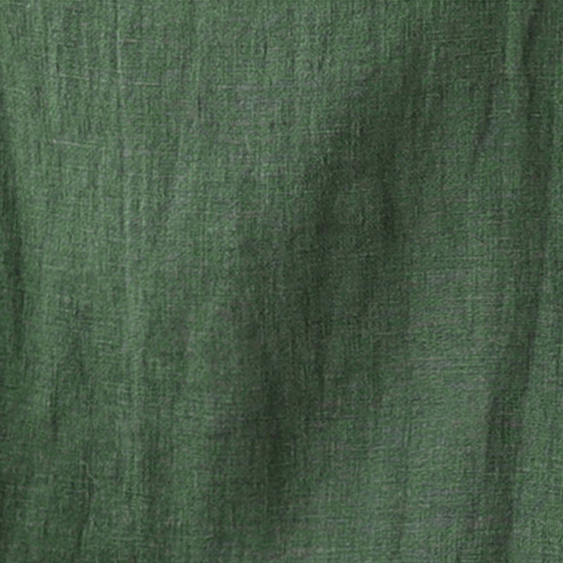 Buddha Stones Casual Plain Women's Cotton Linen Long Sleeve Shirt - image 6