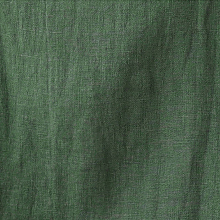 Buddha Stones Casual Plain Women's Cotton Linen Long Sleeve Shirt - image 6