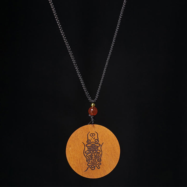 FREE Today: Good Fortune and Luck Lightning Struck Jujube Wood Yin Yang Bagua Necklace Pendant - image 10