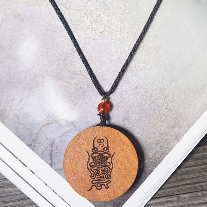 FREE Today: Good Fortune and Luck Lightning Struck Jujube Wood Yin Yang Bagua Necklace Pendant - image 11