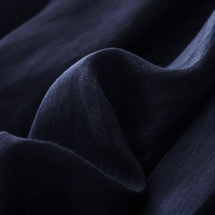 Buddha Stones Casual Loose Double Layer 7-8 Length Cropped Pants Women's Pants With Pockets - image 8