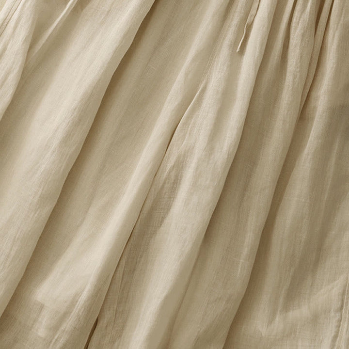 Buddha Stones Casual Loose Double Layer 7-8 Length Cropped Pants Women's Pants With Pockets - image 27