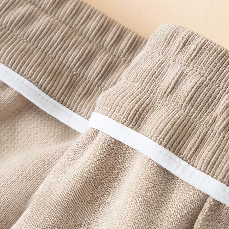 Buddha Stones Women's Fall Pure Color Wide Leg Cotton Pants With Pockets - image 13