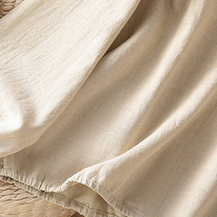 Buddha Stones Casual Plain Long Sleeve Cotton Polyester Women's Shirt - image 5